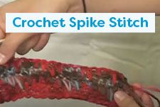 Crochet Spike Stitch Crochet Tutorial