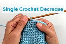 Single Crochet Decrease Crochet Tutorial
