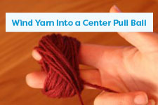 Winding Yarn into a Center Pull Ball Tutorial