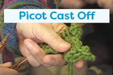 Picot Cast Off Knitting Tutorial