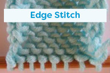 Edge Stitch Knitting Tutorial