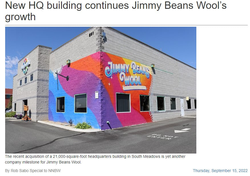 Jimmy Beans New HQ Featured in Northern Nevada Business Weekly!