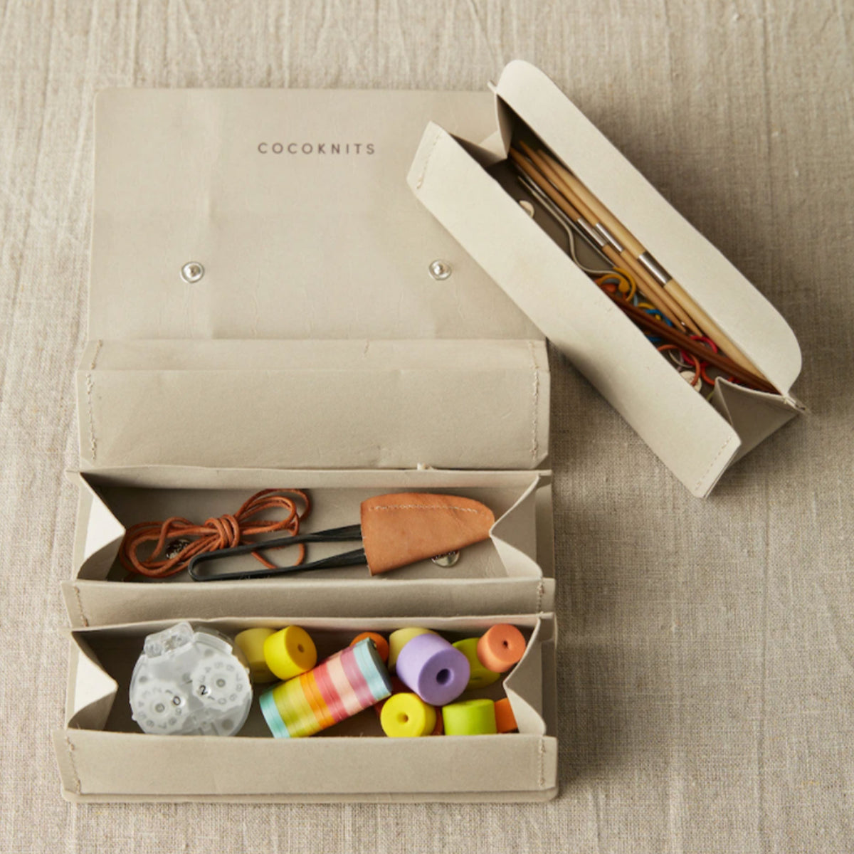 Cocoknits Accessory Roll- Grey - Zoom Image
