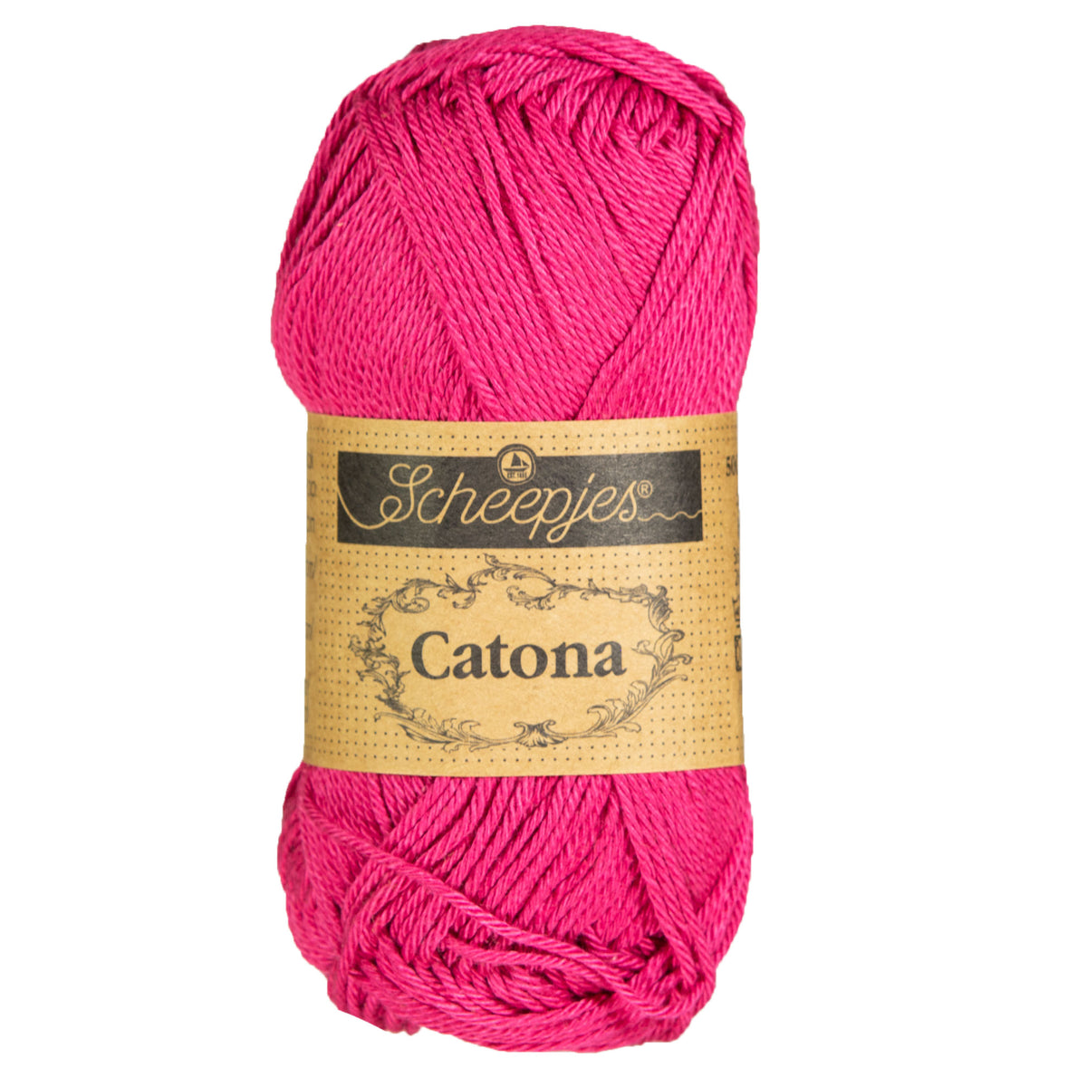 Scheepjes Catona Yarn - 413 Cherry - Zoom Image
