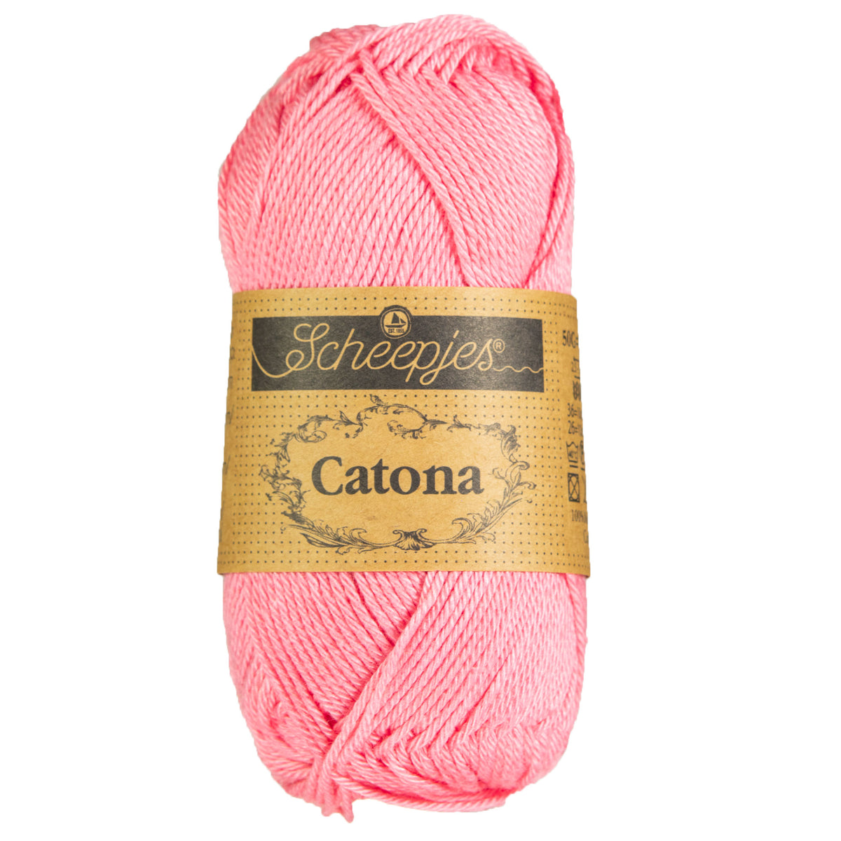 Scheepjes Catona Yarn - 409 Soft Rose - Zoom Image
