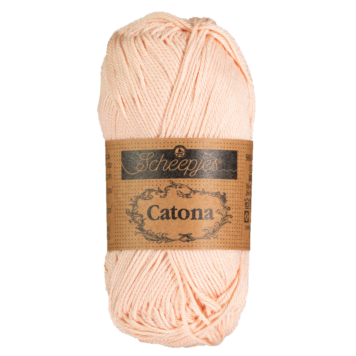 Scheepjes Catona Yarn - 255 Shell - Zoom Image
