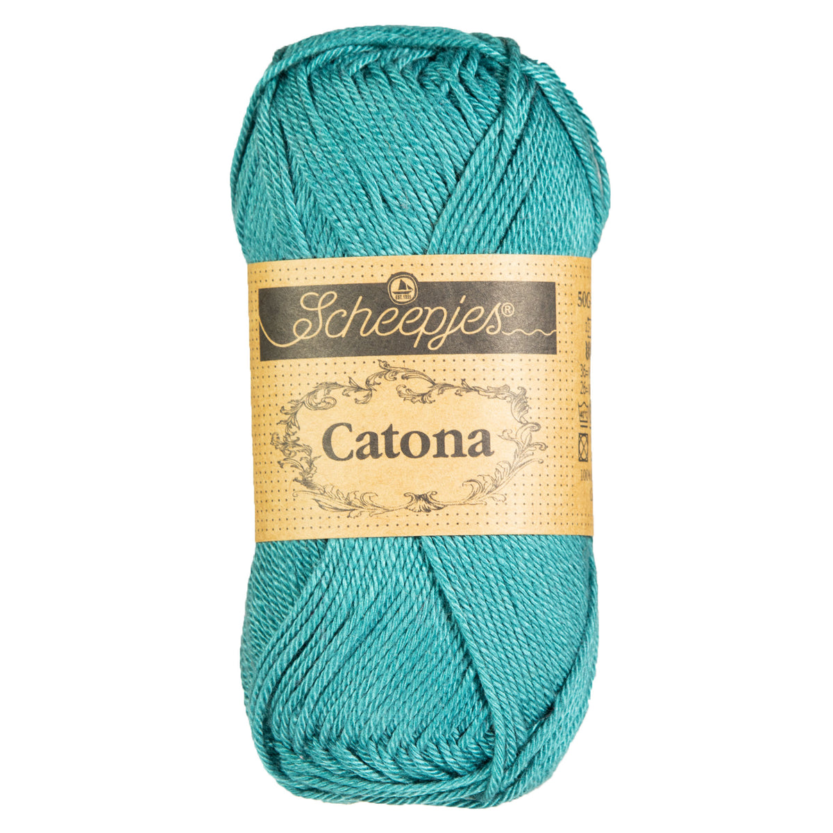 Scheepjes Catona Yarn - 391 Deep Ocean - Zoom Image
