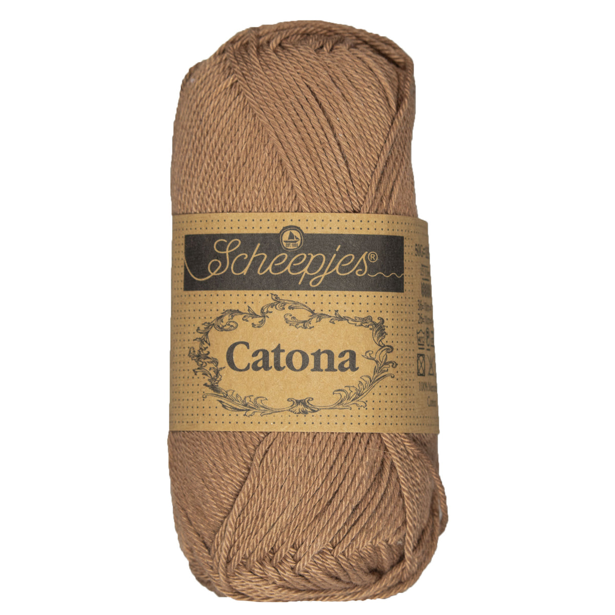 Scheepjes Catona Yarn - 503 Hazelnut - Zoom Image
