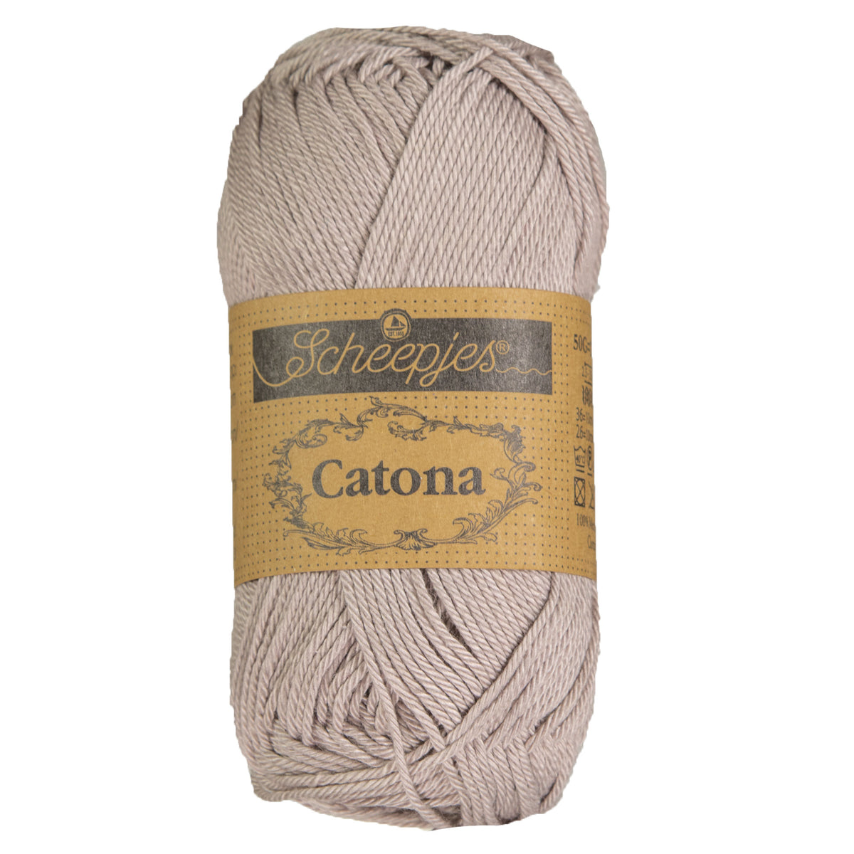 Scheepjes Catona Yarn - 406 Soft Beige - Zoom Image
