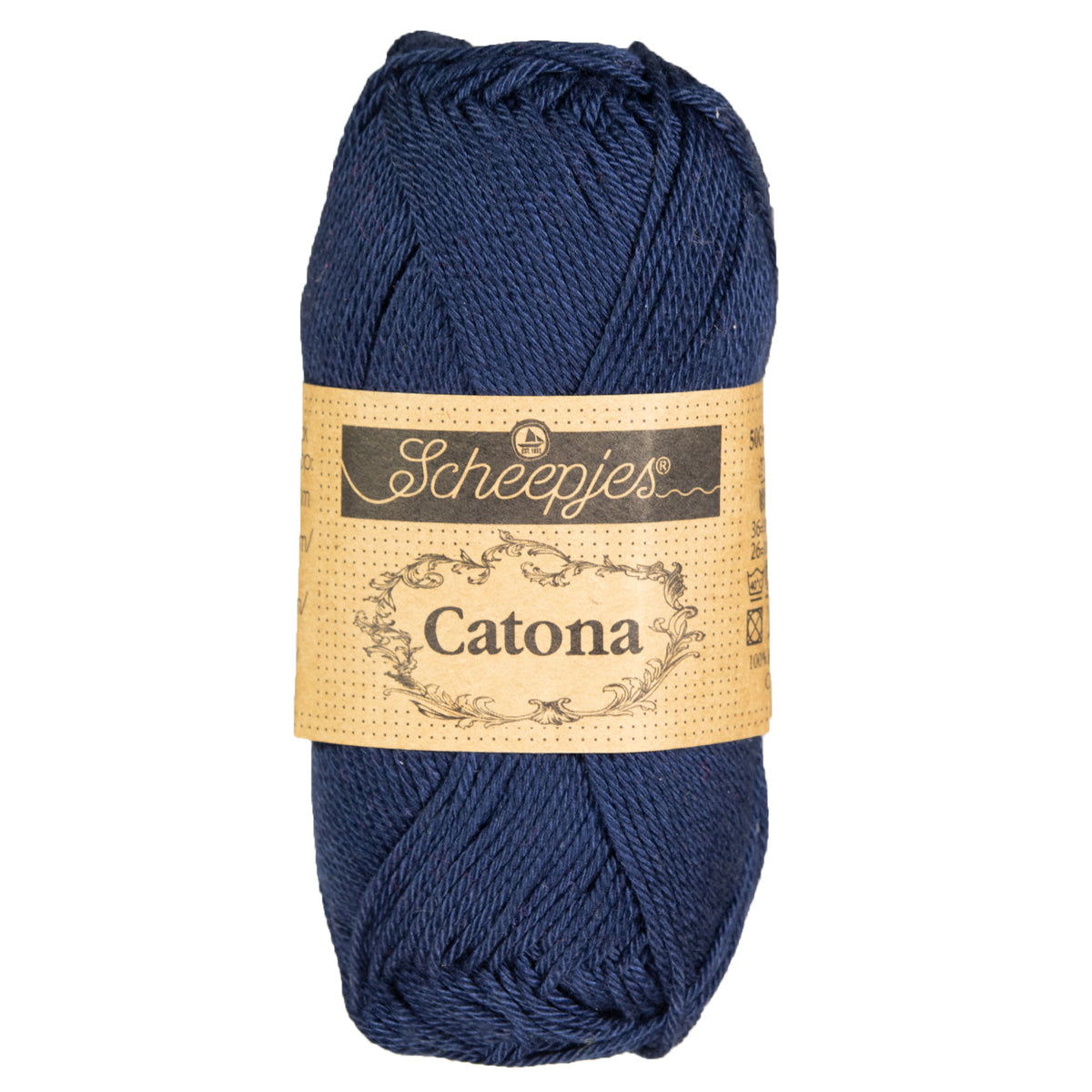 Scheepjes Catona Yarn - 124 Ultramarine - Zoom Image
