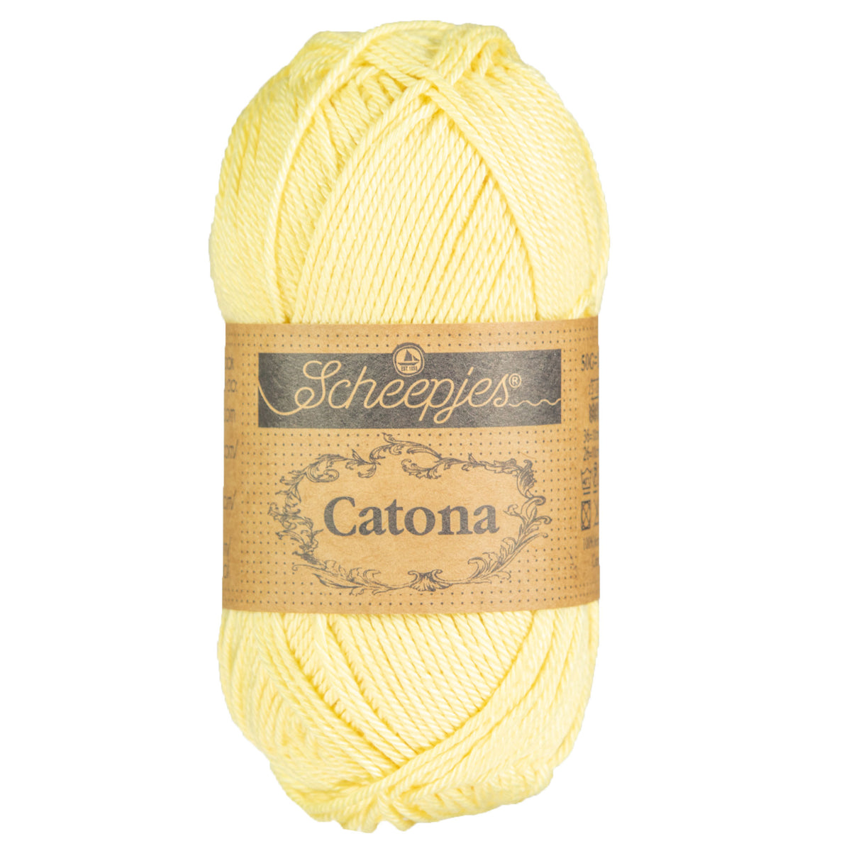 Scheepjes Catona Yarn - 403 Lemonade - Zoom Image
