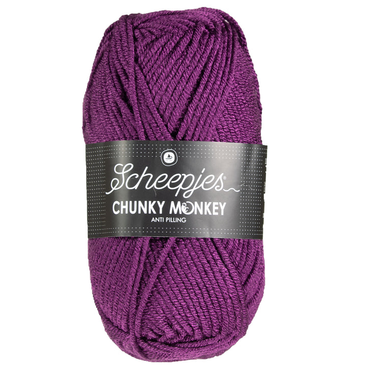Scheepjes Chunky Monkey Yarn - 2007 Plum - Zoom Image