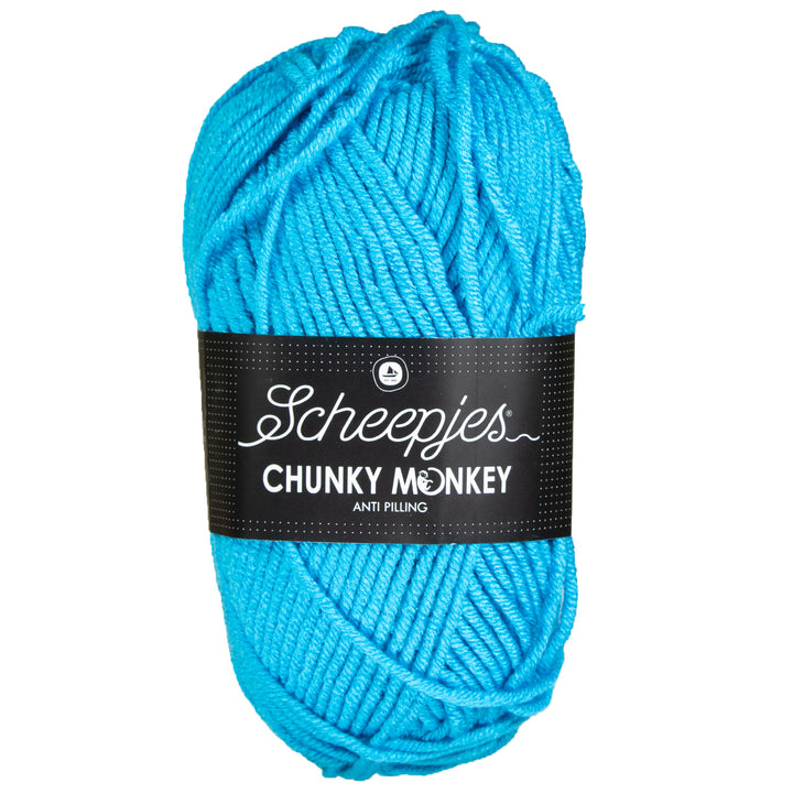 Scheepjes Chunky Monkey Yarn - 1068 Turquoise - Zoom Image