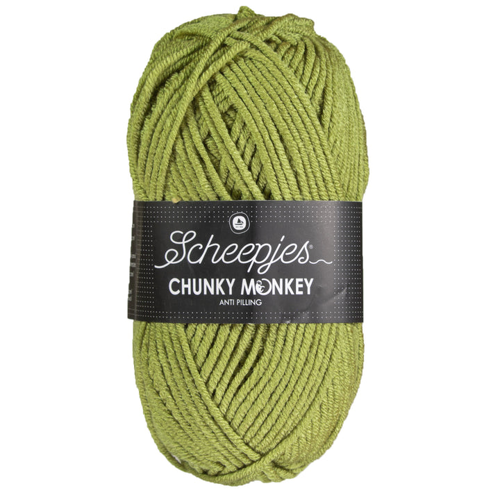 Scheepjes Chunky Monkey Yarn - 1065 Sage - Zoom Image
