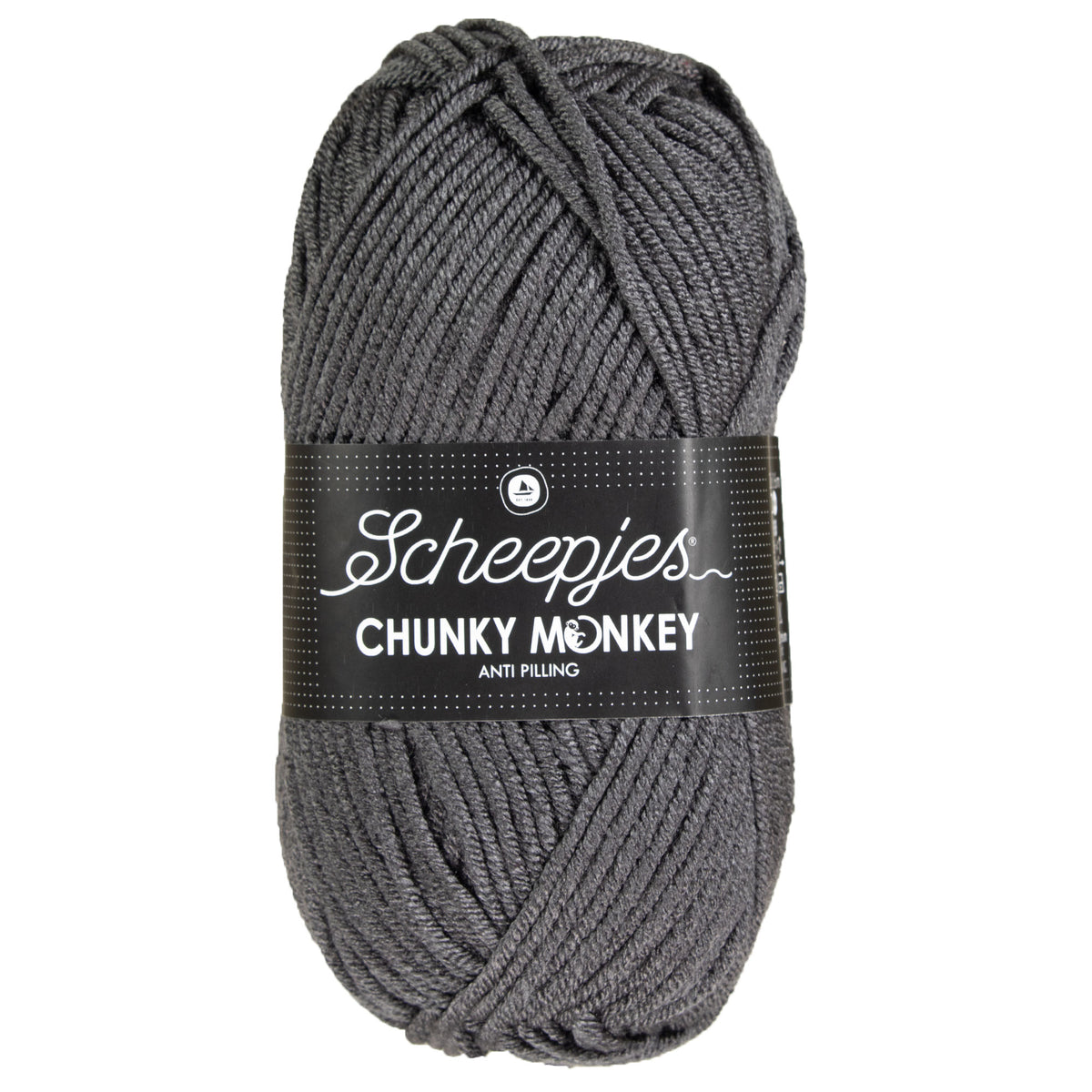 Scheepjes Chunky Monkey Yarn - 2018 Dark Grey - Zoom Image