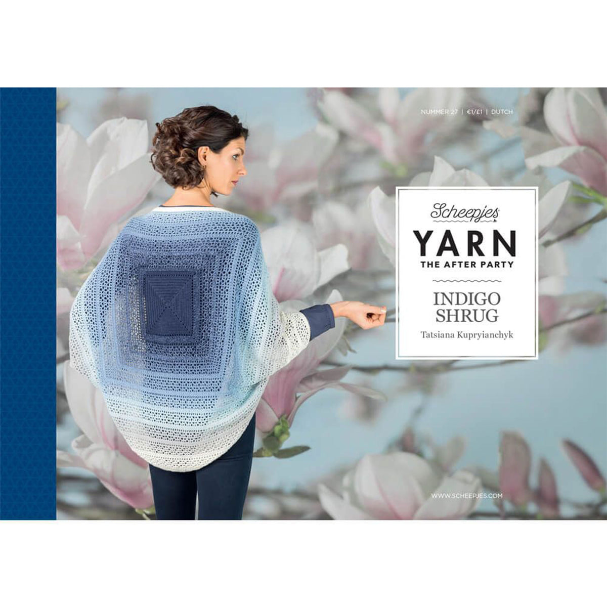 Scheepjes YARN The After Party Patterns - 27 Indigo Shrug - Zoom Image