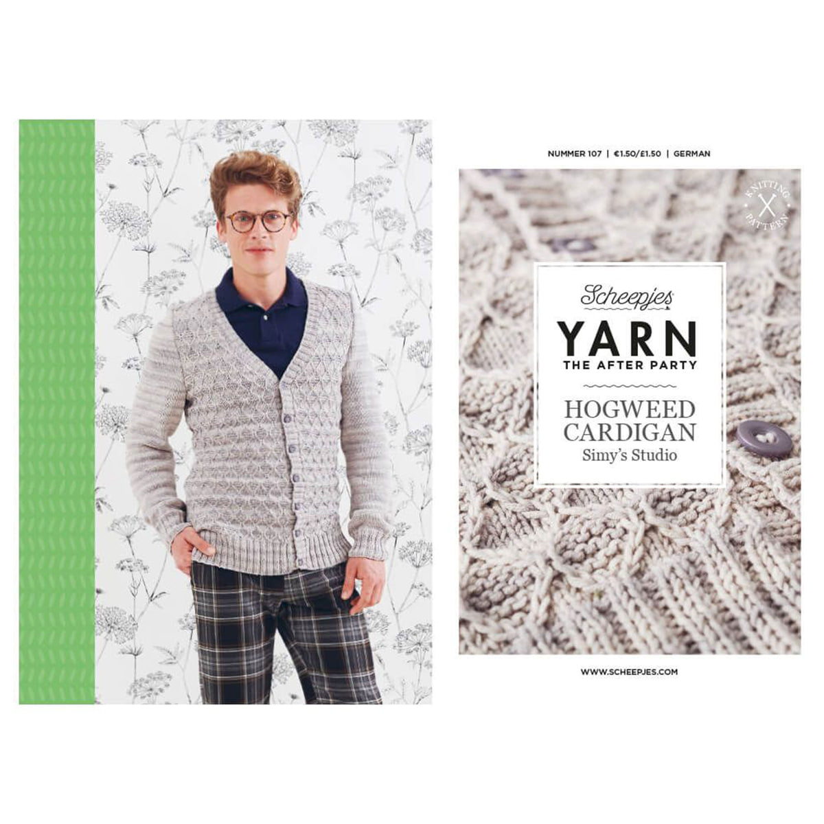 Scheepjes YARN The After Party Patterns - 107 Hogweed Cardigan - Zoom Image