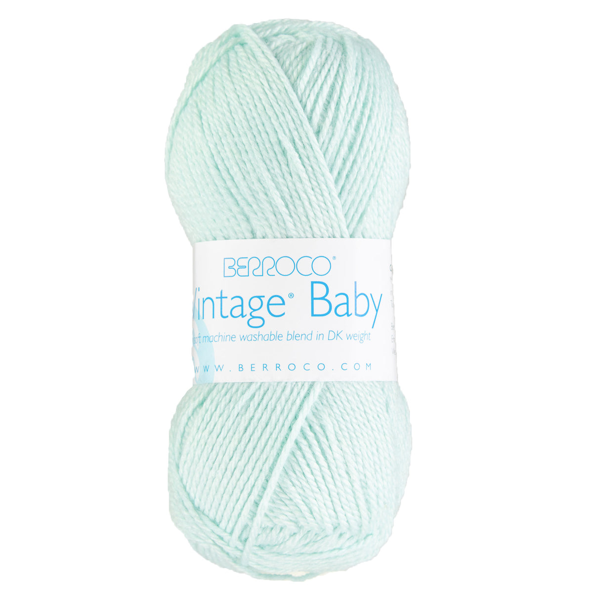Berroco Vintage Baby Yarn - 10007 Mint - Zoom Image
