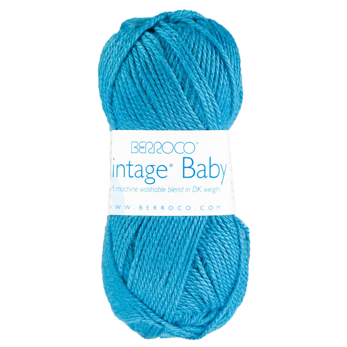 Berroco Vintage Baby Yarn - 10021 Turquoise - Zoom Image
