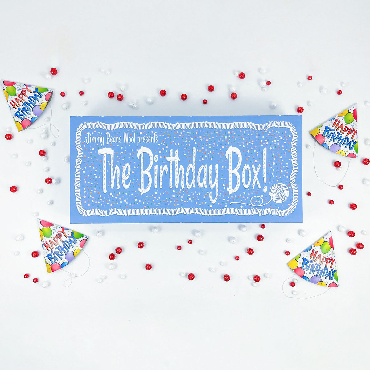 Jimmy Beans Wool Birthday Box Kits - Birthday Suit (Purples) - Zoom Image
