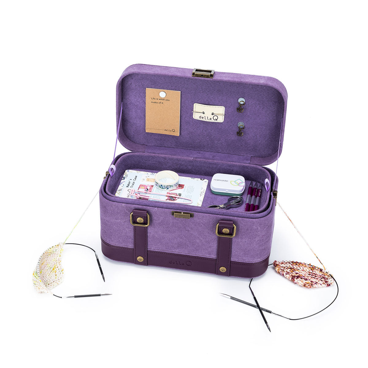 della Q Maker's Train Case - Sage - Extra Image