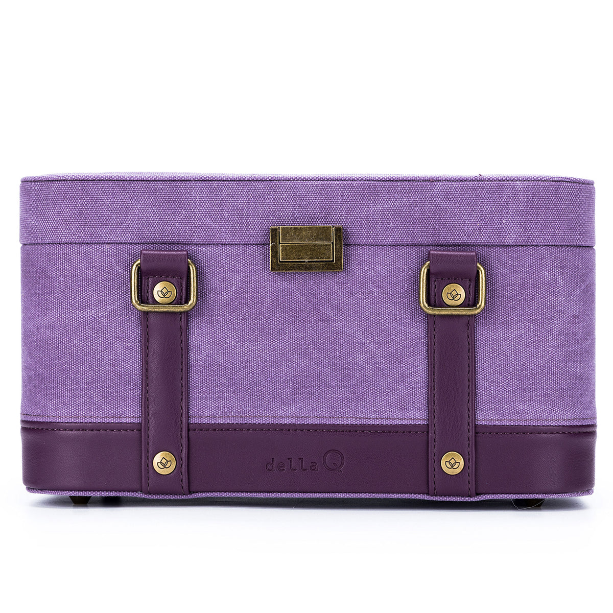 della Q Maker's Train Case - Plum - Zoom Image

