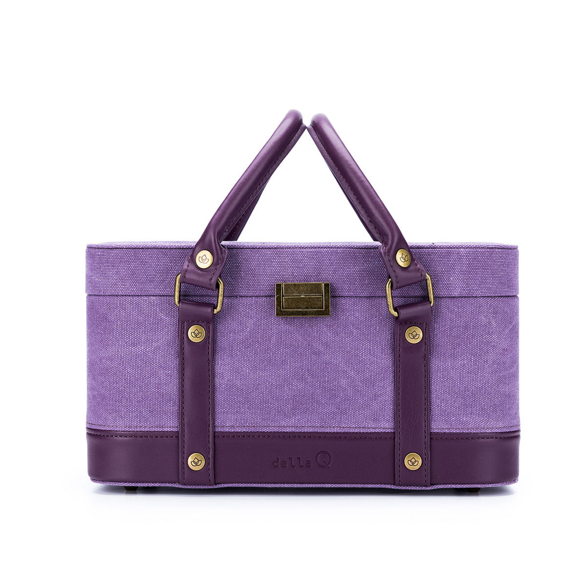 della Q Maker's Train Case - Plum - Extra Image