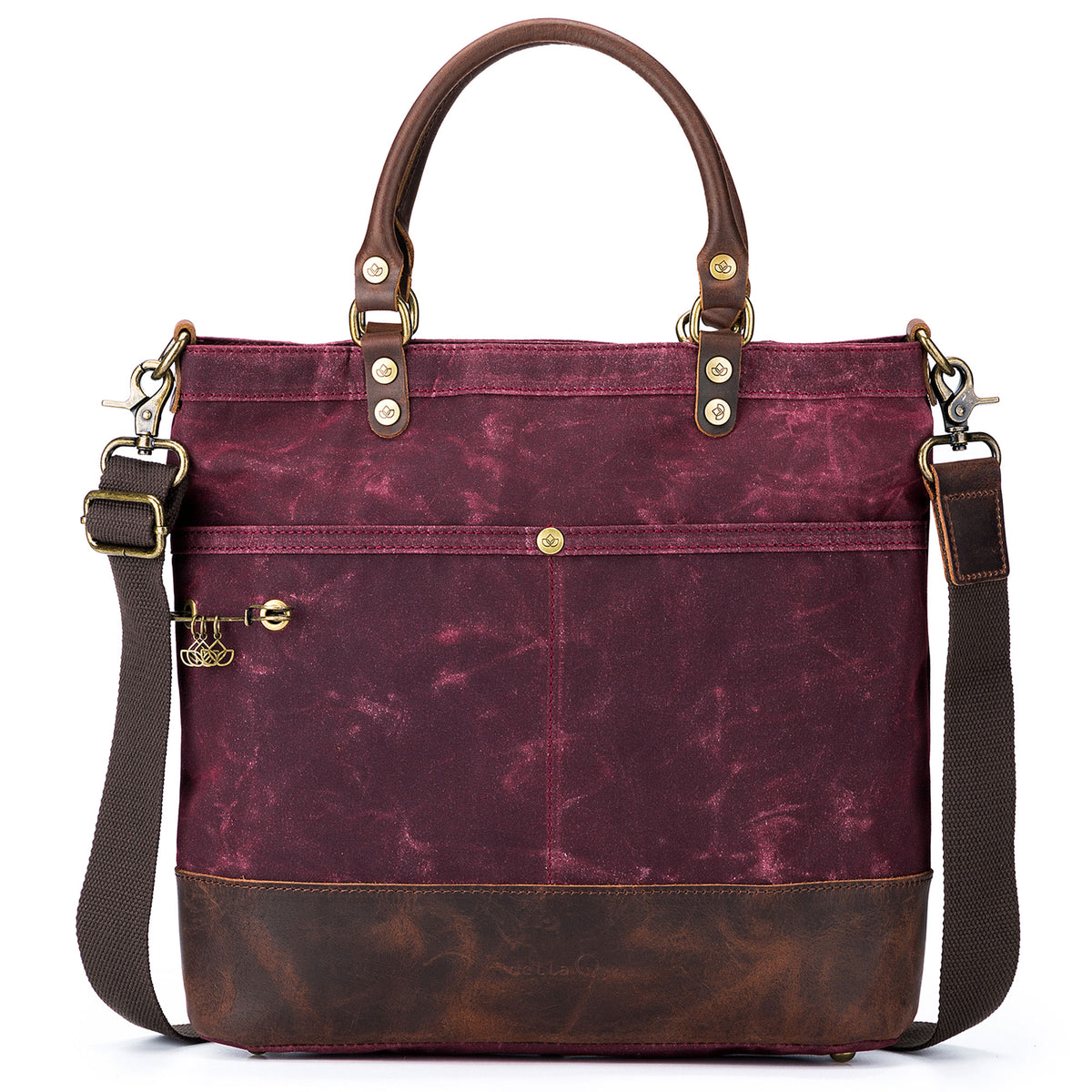 della Q Maker's Canvas Tote - Red - Zoom Image