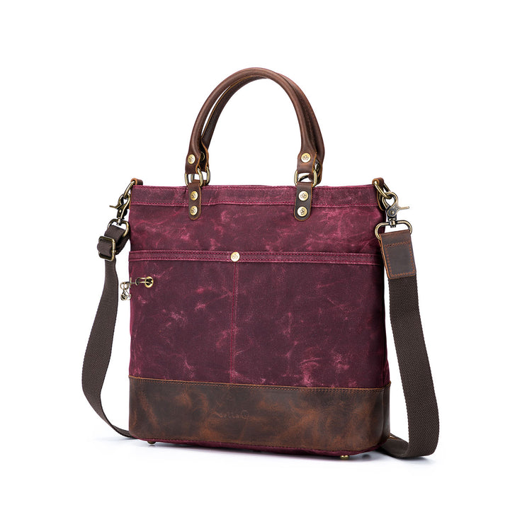 della Q Maker's Canvas Tote - Red - Extra Image