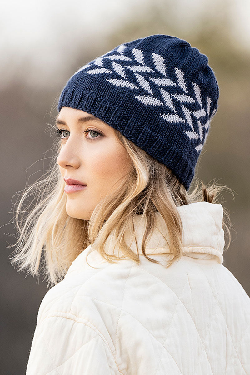 Blue Sky Fibers Traveler's Series Patterns - Hillsdale Hat - PDF Download - Extra Image
