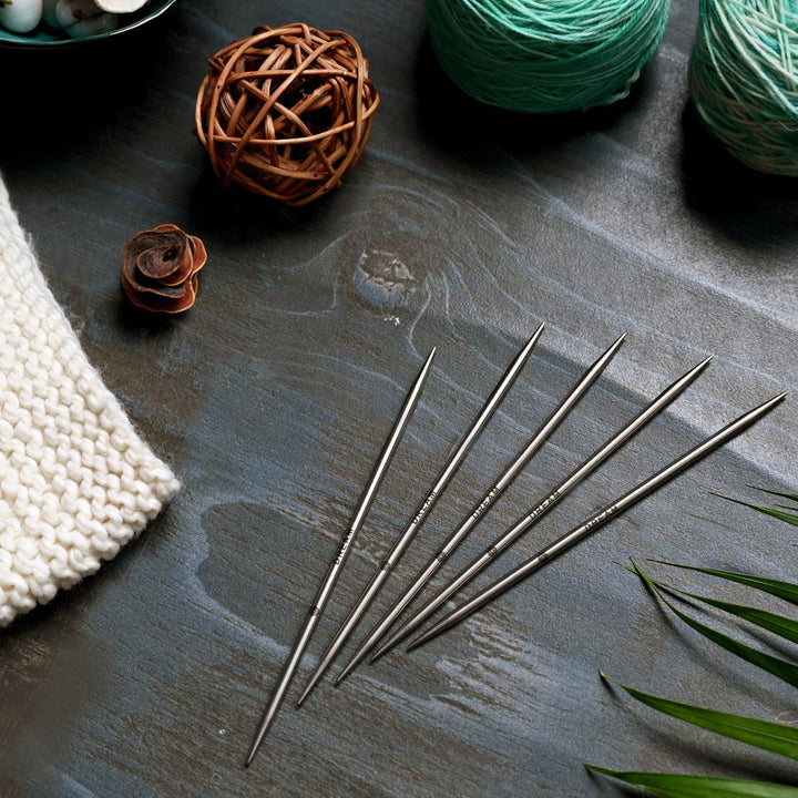 KnitPro Mindful Double Point Needles - US 10.75 (7.0mm) - 6" - Extra Image