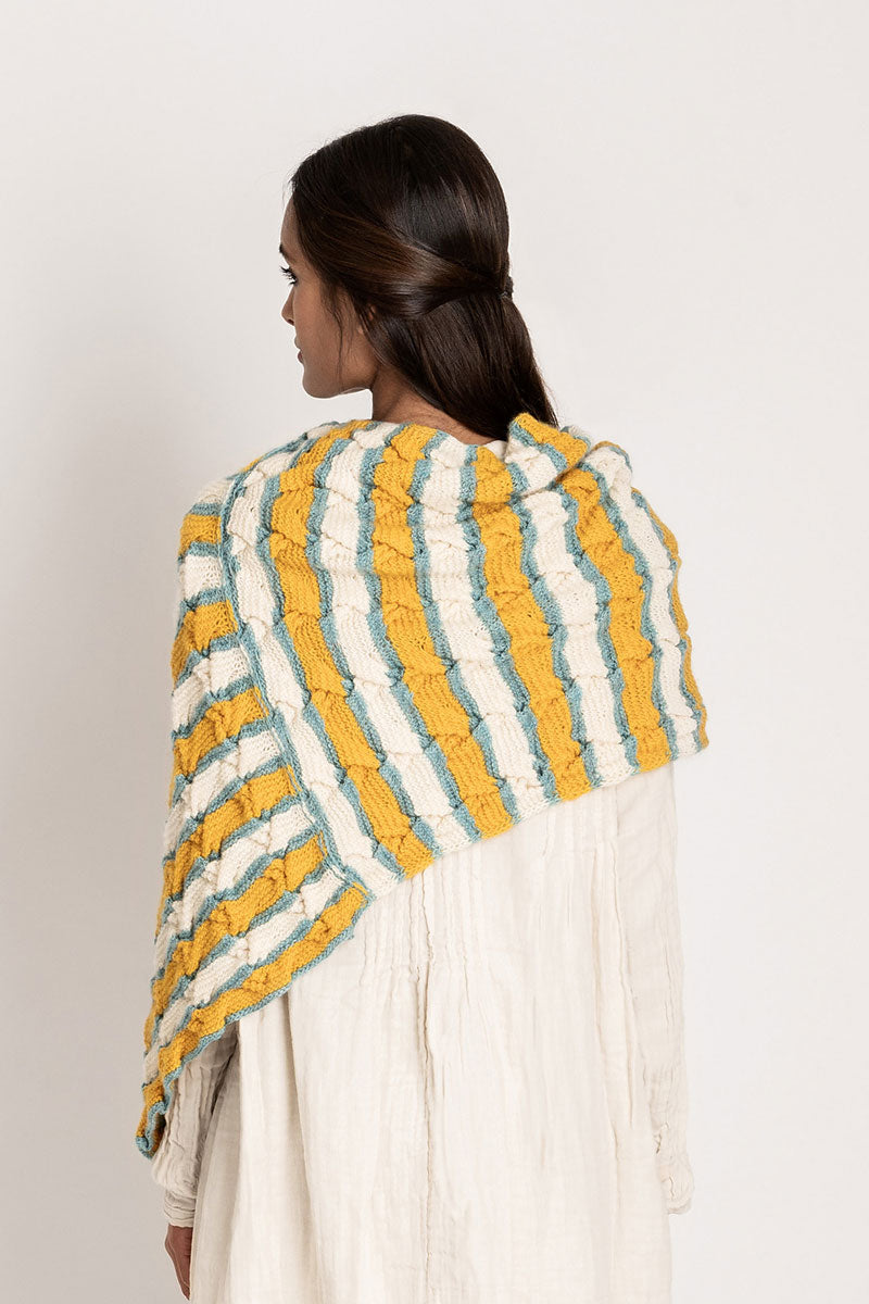 Blue Sky Fibers Traveler's Series Patterns - Oakland Wrap - PDF Download - Extra Image
