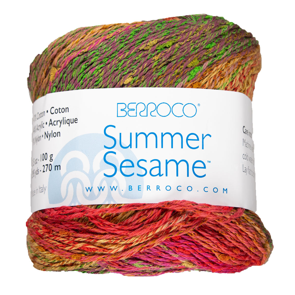 Berroco Summer Sesame Yarn - 5253 Blaze - Extra Image