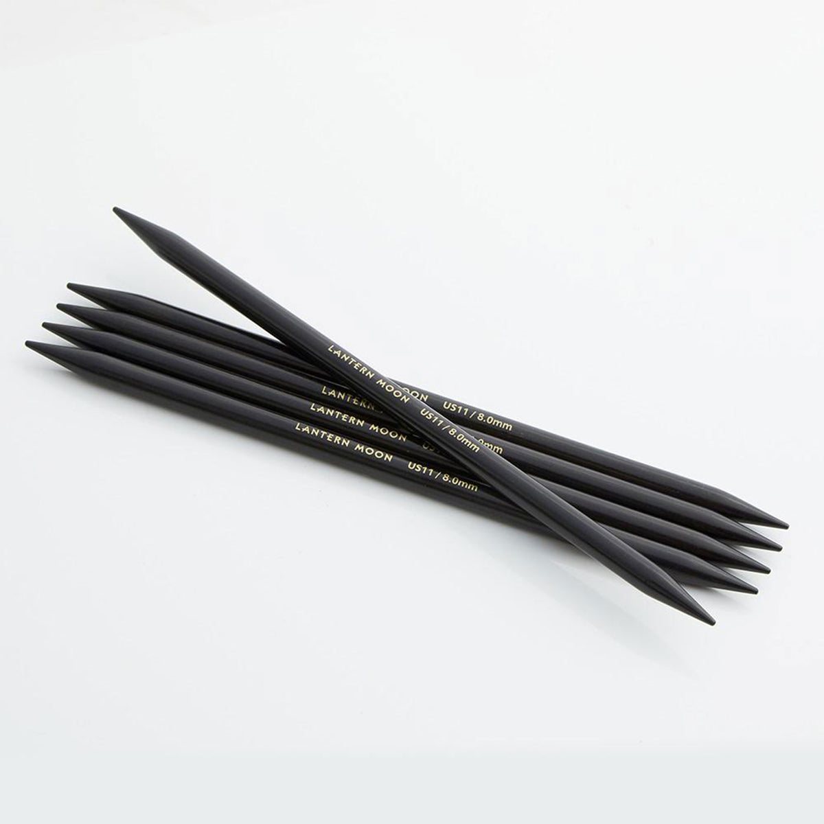 Lantern Moon Ebony Double Pointed Needles - US 2 (2.75mm) - 6" - Zoom Image
