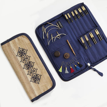 Lantern Moon Ebony Interchangeable Needle Sets - Heirloom - 5 Inch Tips US 2.5-11 - Zoom Image