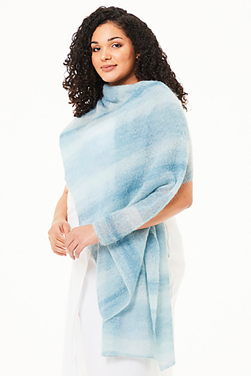 Rowan Kidsilk Haze Colour Patterns - Bea Wrap - PDF Download - Extra Image