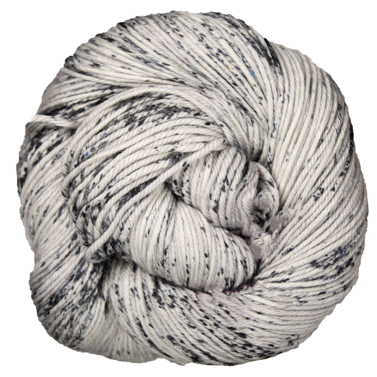 Madelinetosh Tosh DK Yarn - Astrid Grey/ Optic - Zoom Image
