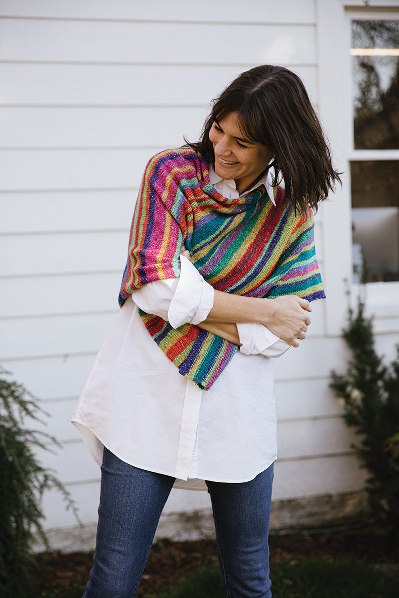 Churchmouse Classics Patterns - Jimmy's Lucky Poncho - PDF Download - Extra Image
