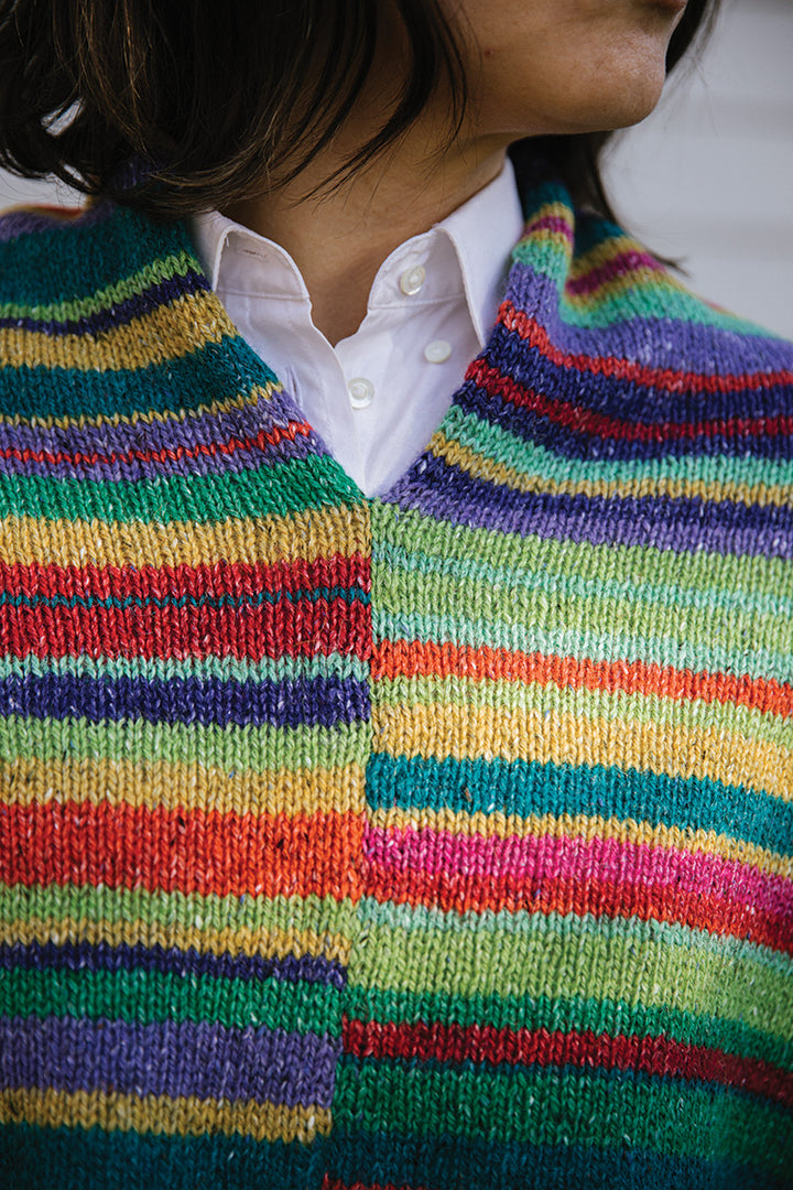 Churchmouse Classics Patterns - Jimmy's Lucky Poncho - Extra Image