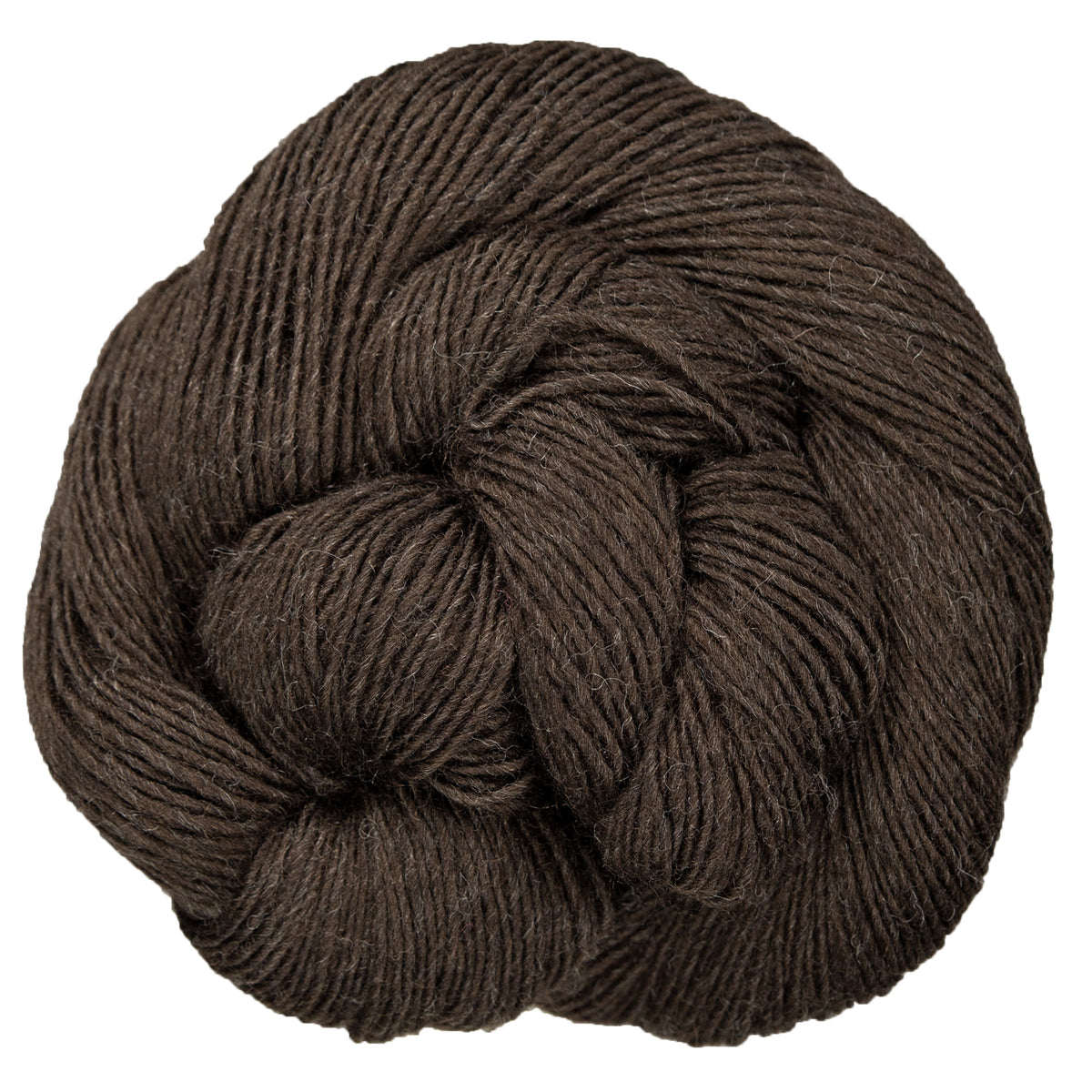 Blue Sky Fibers Woolstok Light Yarn - 2313 Dark Chocolate - Zoom Image
