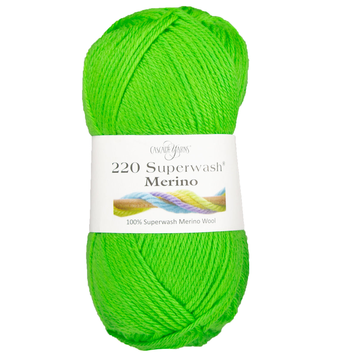 Cascade Yarns 220 Superwash Merino Yarn - 112 Green Flash - Zoom Image

