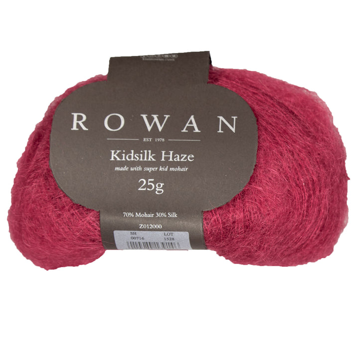 Rowan Kidsilk Haze Yarn - 716 Burgundy - Zoom Image