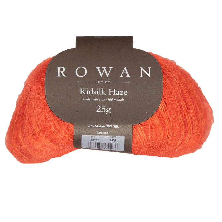 Rowan Kidsilk Haze Yarn - 729 Burnt Orange - Zoom Image