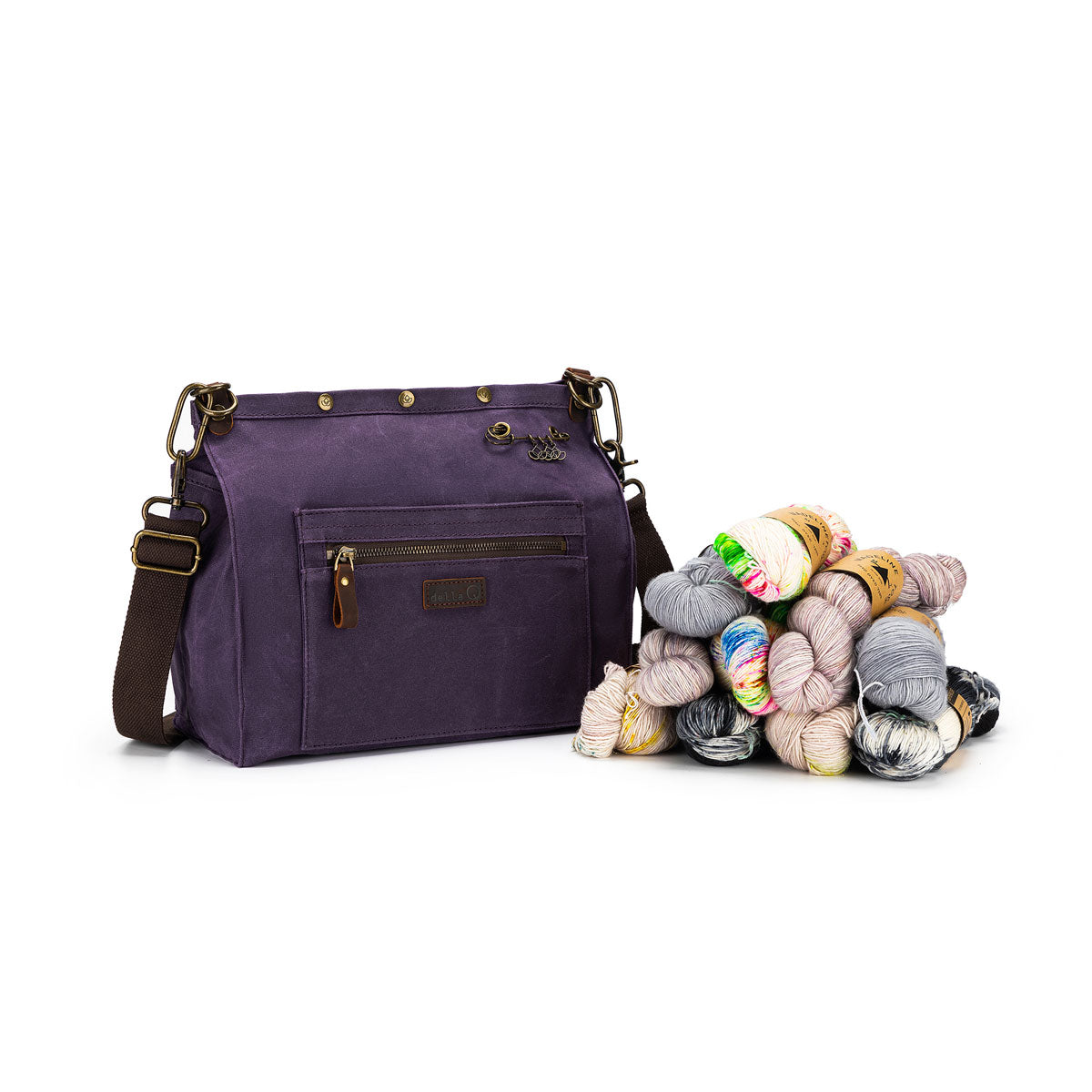 della Q Maker's Canvas Rucksack - Blue - Extra Image