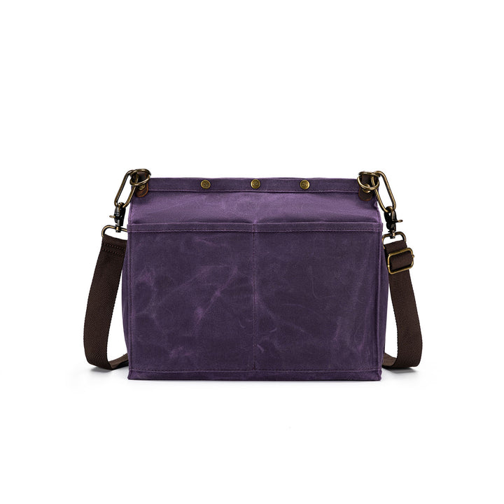 della Q Maker's Canvas Rucksack - Olive - Extra Image