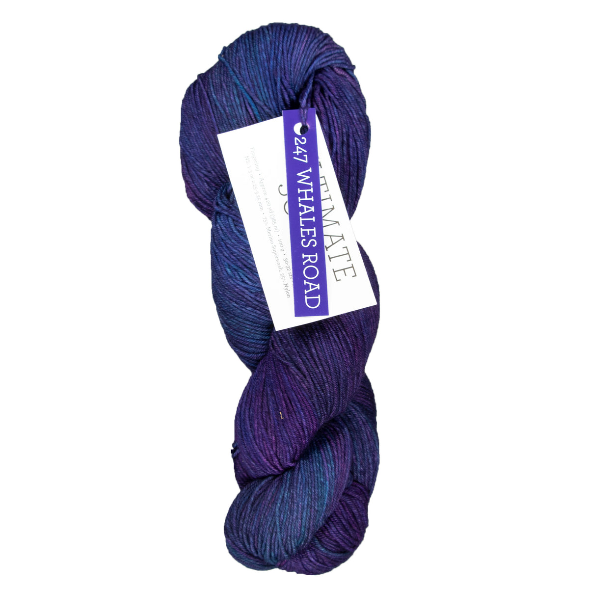 Malabrigo Ultimate Sock Yarn - 247 Whales Road - Zoom Image
