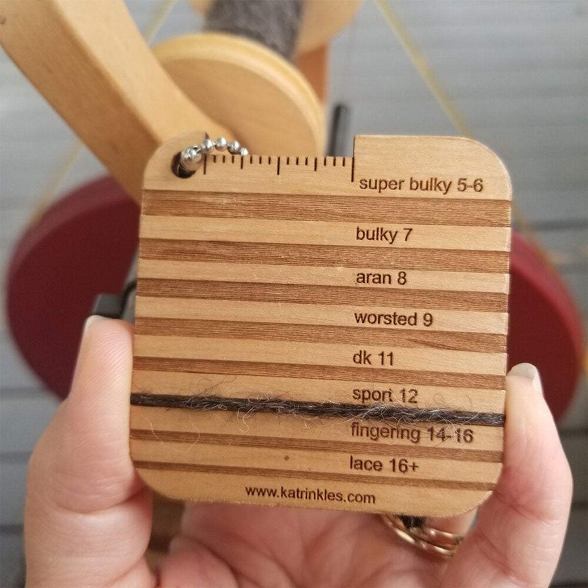 Katrinkles Mini Tools - WPI / Yarn Weight Gauge - Extra Image