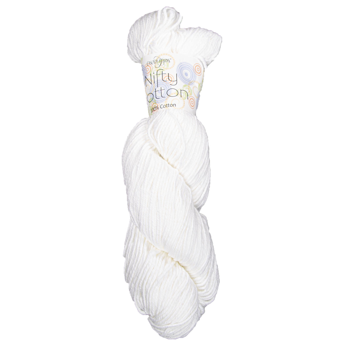 Cascade Yarns Nifty Cotton Yarn - 05 White - Zoom Image
