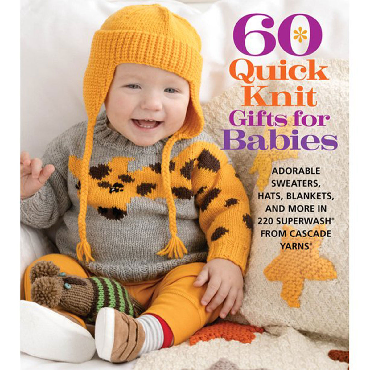 Cascade Yarns 60 Quick Knits - 60 Quick Knit Gifts for Baby - Zoom Image

