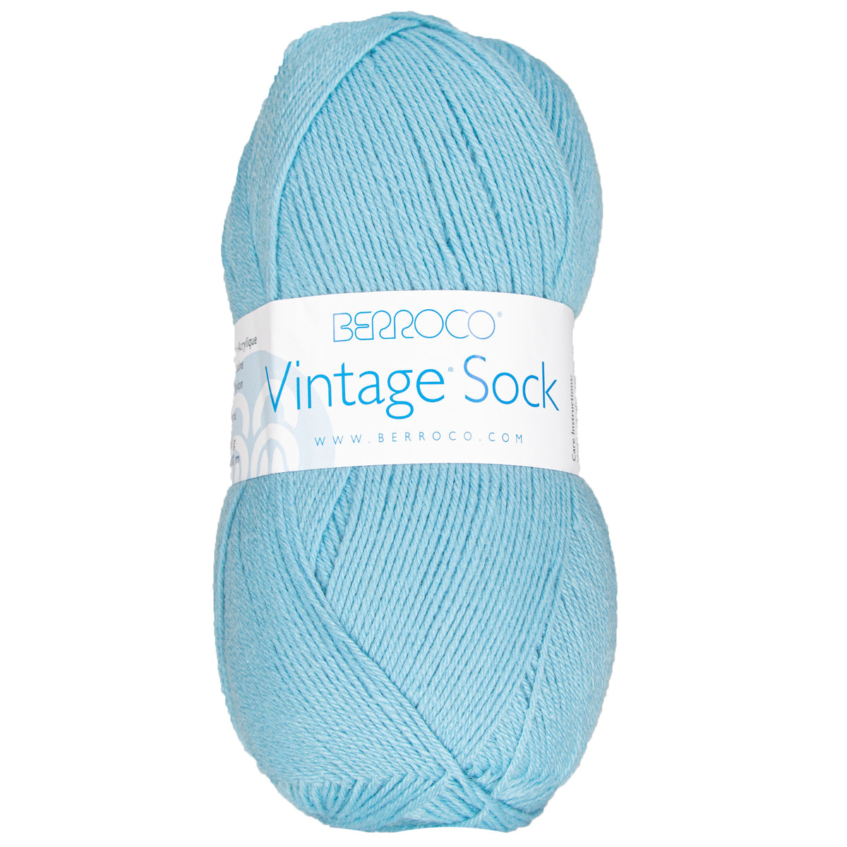 Berroco Vintage Sock Yarn - 12023 Sky Blue - Zoom Image
